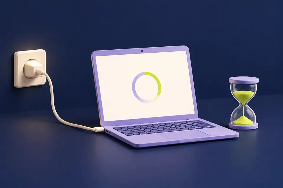 A percentage on the desktop and a percentage during restart are not the same repair problem.